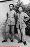 1936年毛泽东和徐特立在陕北保安