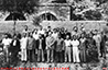 1944年6月毛主席在延安会见中外记者西北参观团