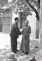 1949年毛主席同柳亚子在北平