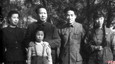 1949年毛主席和江青、毛岸英、李讷、刘思齐在香山
